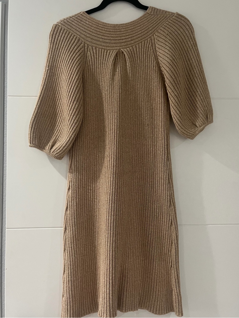 Rebecca Taylor Knit Cardigan / Duster, Women’s Beige Small Rayon Mix Sweater - Picture 2 of 9